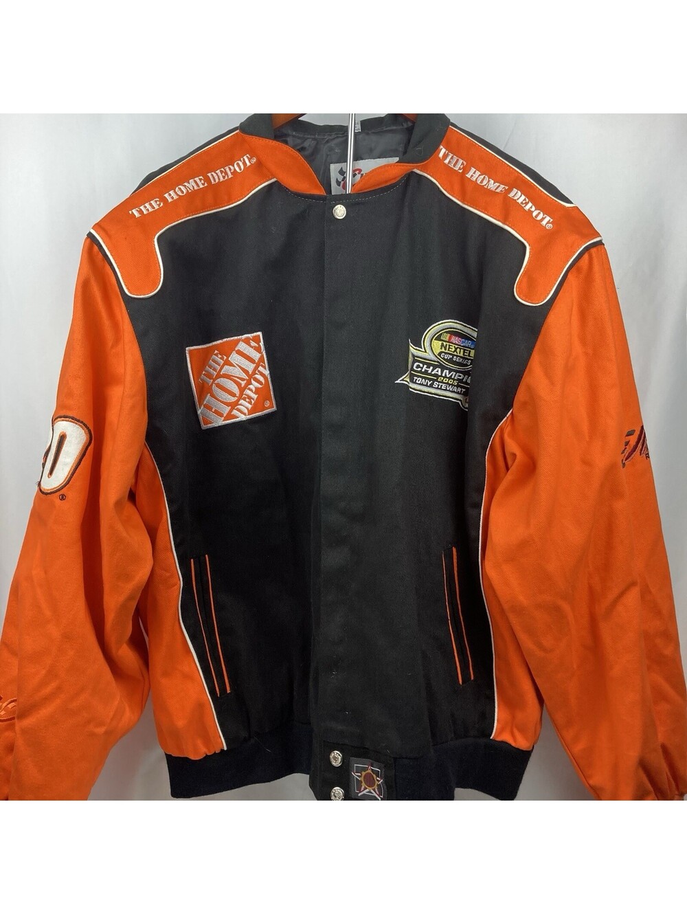 Men’s 2XL Vintage Tony Stewart 2005 Champion Jacket Home Depot NASCAR JH Design